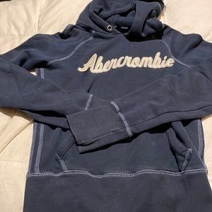 Blue Abercrombie girls size small hoodie.  F